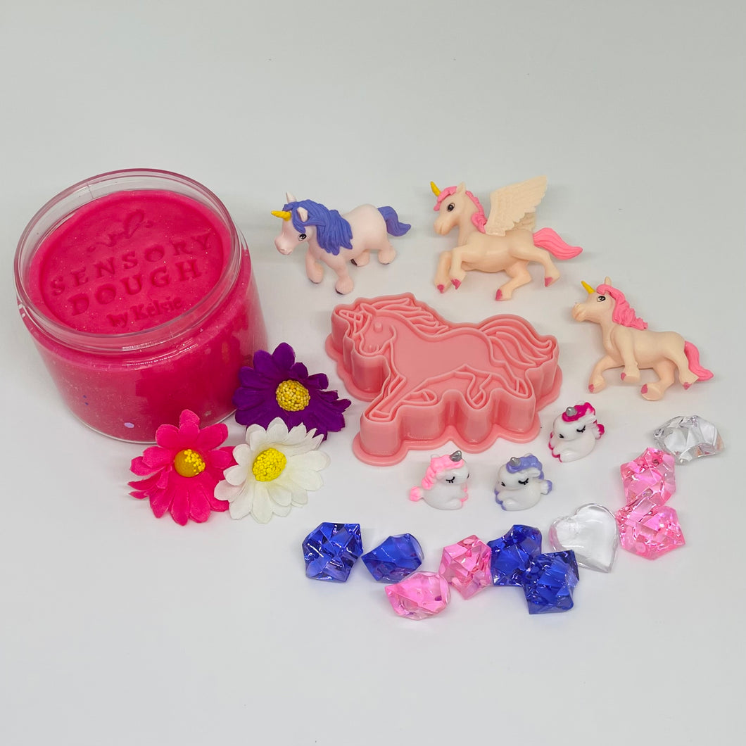 Sensory Dough play kit: Unicorn